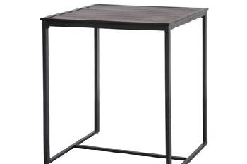 Grammercy Steel Square Bar Table