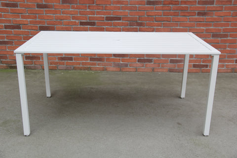 Grammercy White Rectangle Table